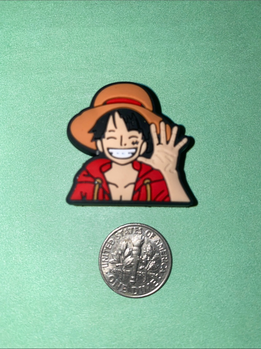 (10 for $15) Monkey D. Luffy One Piece Straw Hat Pirates Manga Crocs Shoe Charms